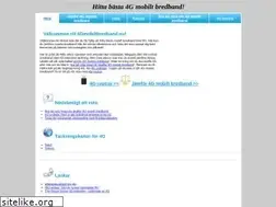 Sites similar to 4gmobiltbredband.eu