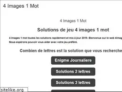 Sites similar to 4images1mot.org
