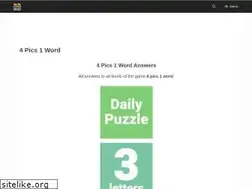 Sites similar to 4pics-1word.net
