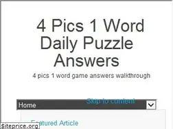 Sites similar to 4pics1wordanswer.com