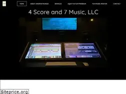 Sites similar to 4scoreand7music.com