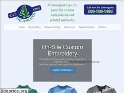 Sites similar to 4seasonsembroidery.com