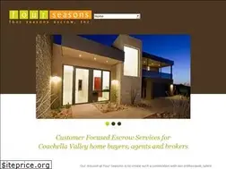 Sites similar to 4seasonsescrow.com