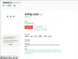 Sites similar to 4ship.com
