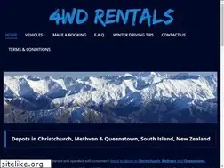 Sites similar to 4wdrentals.co.nz