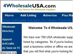 Sites similar to 4wholesaleusa.com