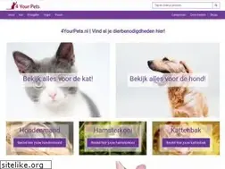 Sites similar to 4yourpets.nl