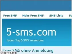 Sites similar to 5-sms.com