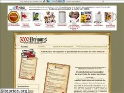 Sites similar to 5000prenoms.info