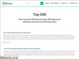 Sites similar to 500bestapps.com