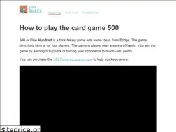 Sites similar to 500rules.com