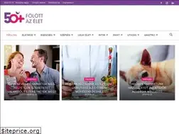 Sites similar to 50folott.hu
