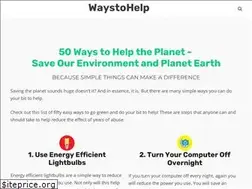 Sites similar to 50waystohelp.com