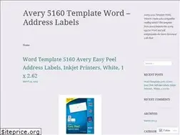 Sites similar to 5160averytemplateword.wordpress.com