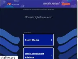 Sites similar to 52weekhighstocks.com