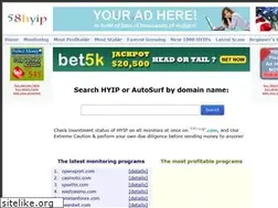 Sites similar to 58hyip.com