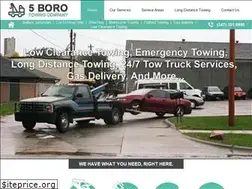 Sites similar to 5borotowingcompany.com