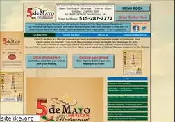 Sites similar to 5demayomr.com