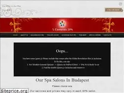 Sites similar to 5elements-massage-spa.hu