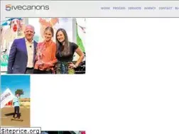 Sites similar to 5ivecanons.com