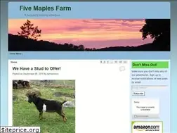 Sites similar to 5maplesfarm.com