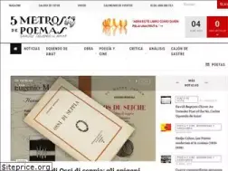 Sites similar to 5metrosdepoemas.com