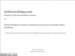 Sites similar to 5millionin30days.com