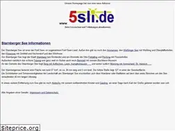 Sites similar to 5seenlandinfo.de