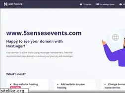 Sites similar to 5sensesevents.com