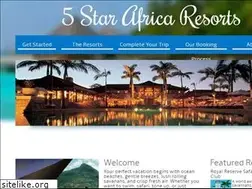 Sites similar to 5starafricaresorts.com