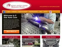Sites similar to 5starautocareonline.com