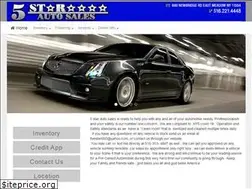 Sites similar to 5starautosales.com