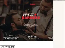 Sites similar to 5starbarbers.com