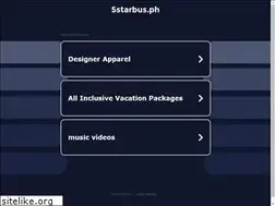 Sites similar to 5starbus.ph