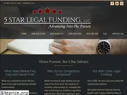 Sites similar to 5starlegalfunding.com
