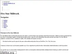 Sites similar to 5starmillwork.com