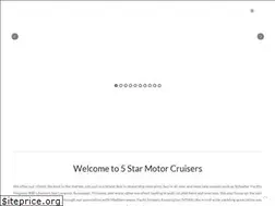 Sites similar to 5starmotorcruisers.com.au