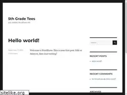 Sites similar to 5thgradetees.com