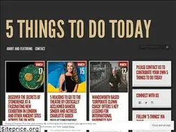 Sites similar to 5thingstodotoday.com