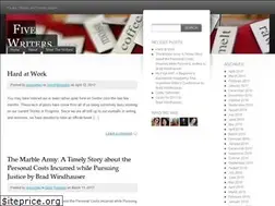 Sites similar to 5writers.com