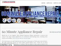Sites similar to 60minuteappliancerepair.com