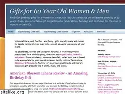 Sites similar to 60thbirthdaygifts.blogspot.com