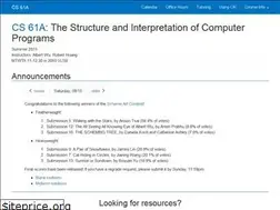 Sites similar to 61a-su15-website.github.io