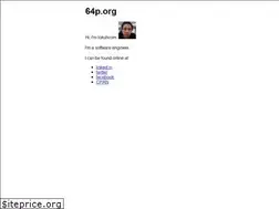 Sites similar to 64p.org