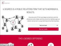 Sites similar to 6degreespr.com