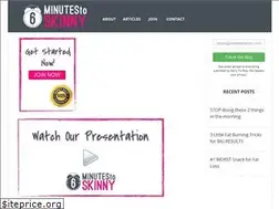 Sites similar to 6minutestoskinny.com