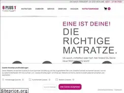 Sites similar to 6plus1-matratzen.de