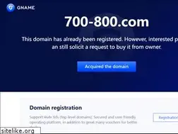 Sites similar to 700-800.com