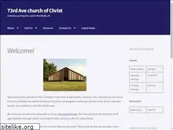 Sites similar to 73rdavechurchofchrist.org