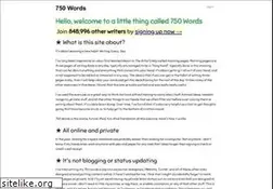 Sites similar to 750words.com